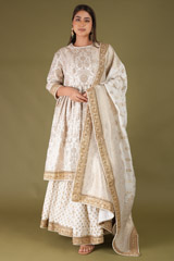 Ivory  Brocade Suit2056 video